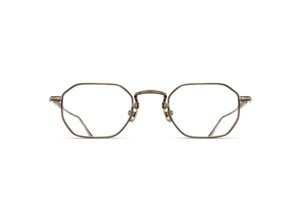Monture optique Matsuda M3166 Antique Gold vue de face