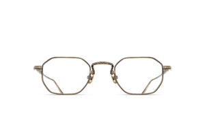 Monture optique Matsuda M3166 Antique Gold vue de face