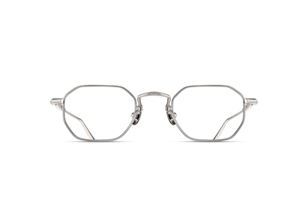 Monture optique Matsuda M3166 Palladium White vue de face