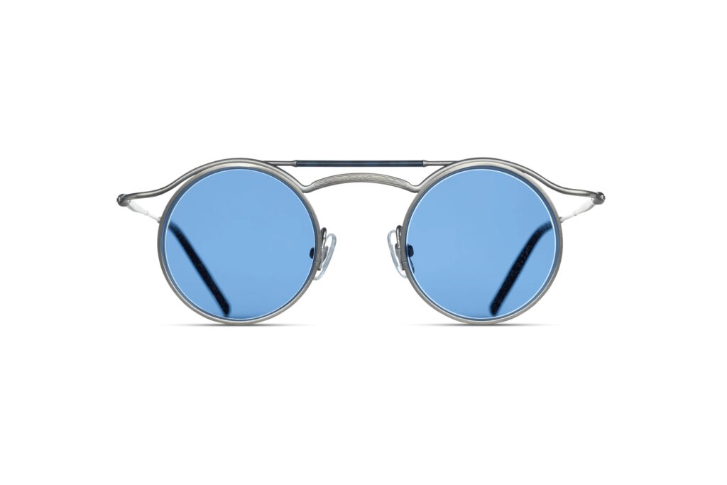 Matsuda 2903H Antique Silver Cobalt Blue – vue de face