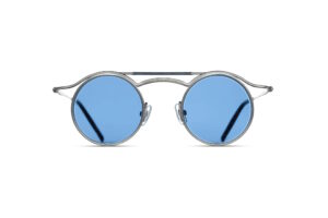 Matsuda 2903H Antique Silver Cobalt Blue – vue de face