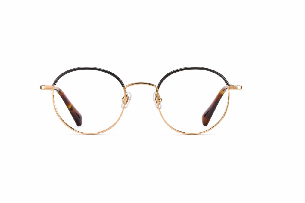 63511 tribeca rounded gold optical glasses by gigi barcelona