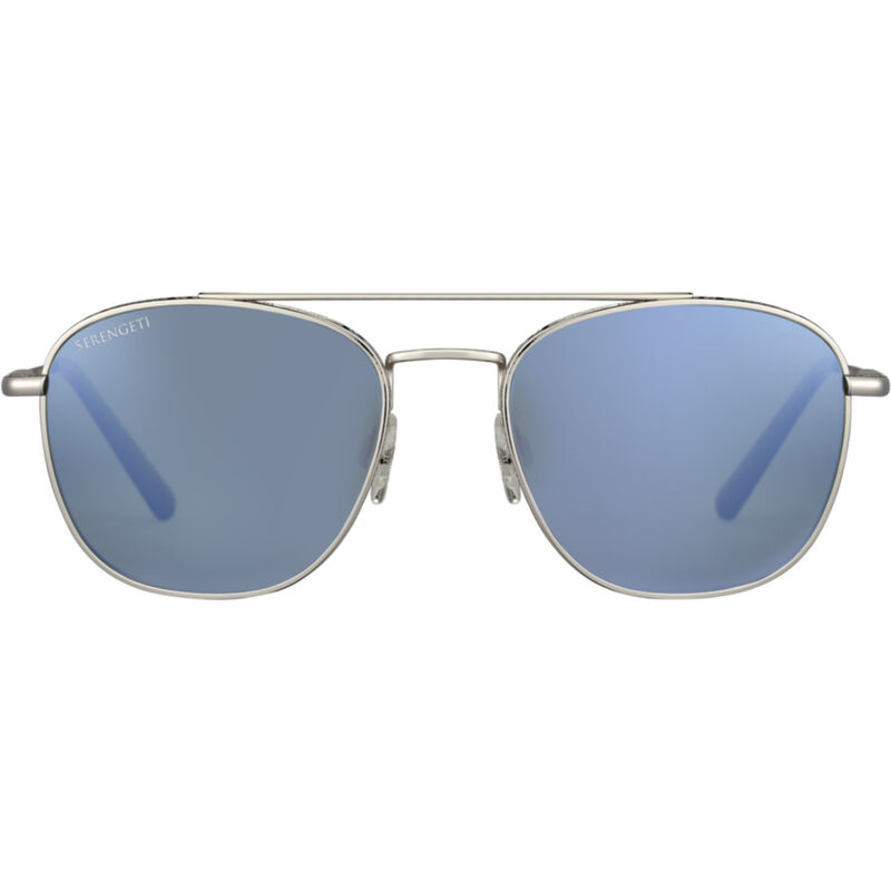 Carroll Shiny Silver Mineral Polarized 555nm Blue Cat 2 to 3 021